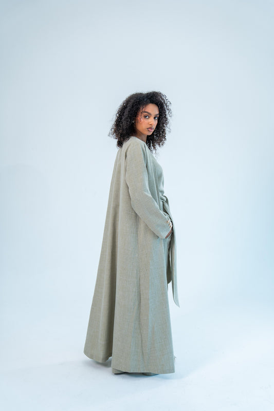 ALWAN — Three-Piece Set (Macchiato brown)