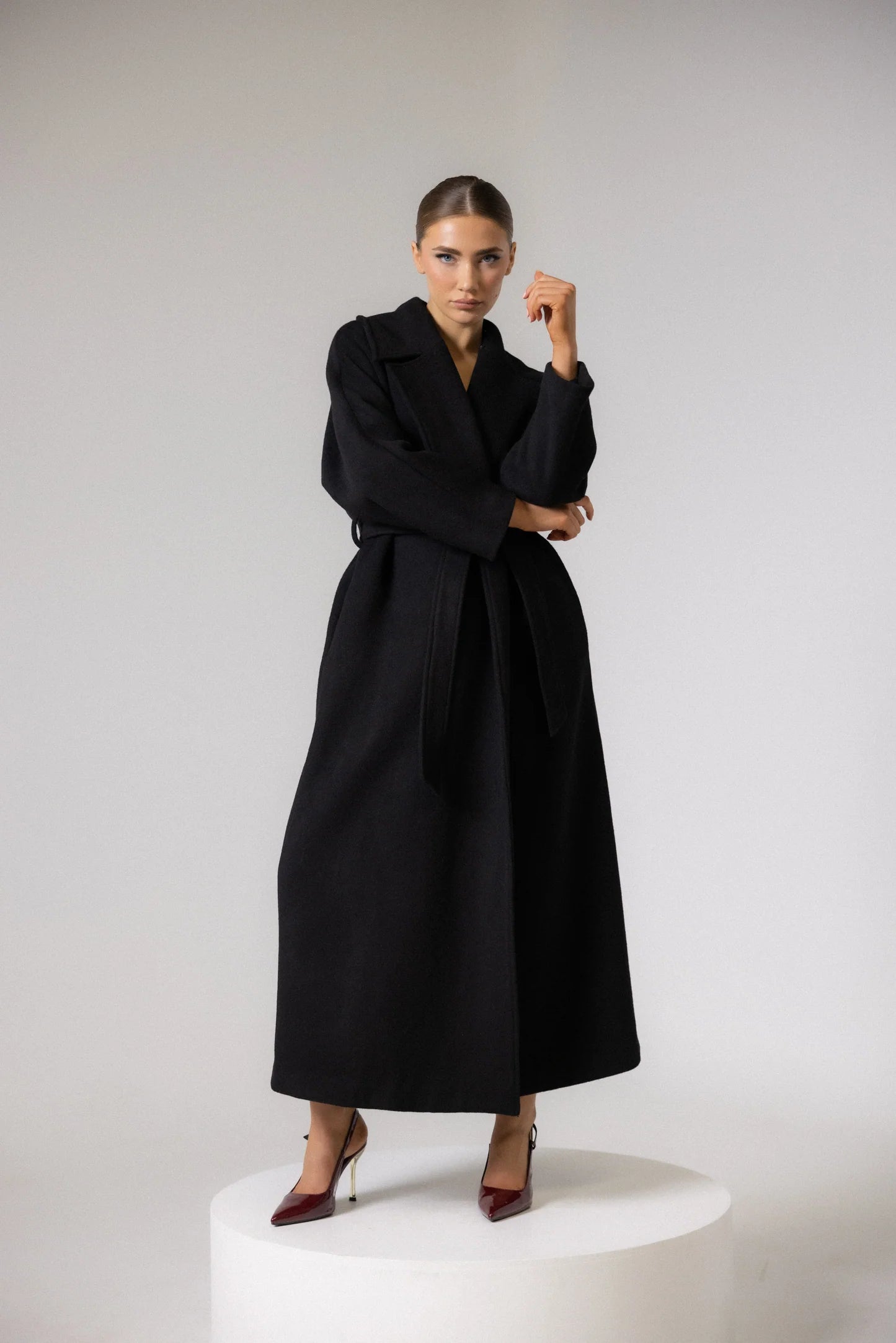 NAYLA MAXI WOOL COAT