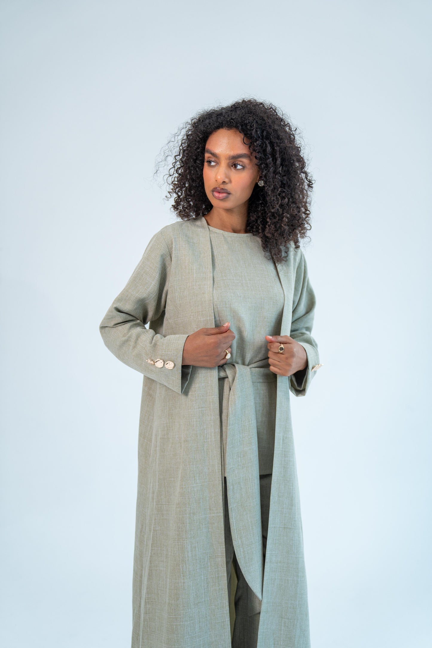 ALWAN — Three-Piece Set (Macchiato brown)