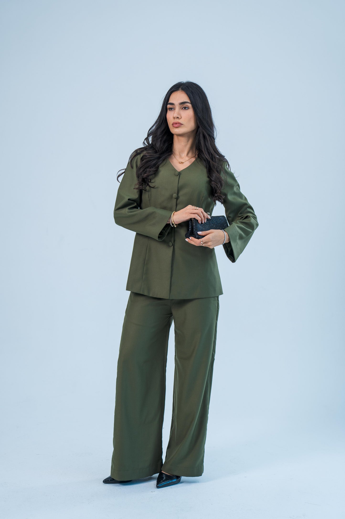 WASL — Adjustable Waistcoat Set (Olive Butter)